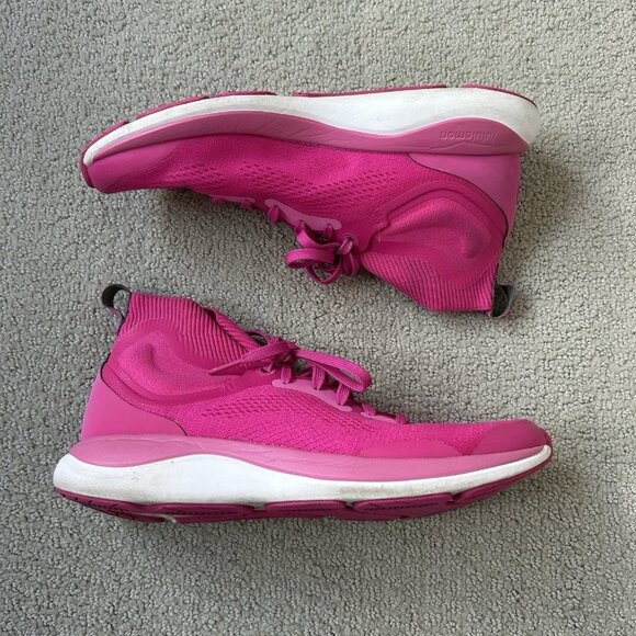 Lululemon Athletica Womens Chargefeel Mid Workout Sneakers Shoes Sonic Pink 9.5 - Picture 9 of 15